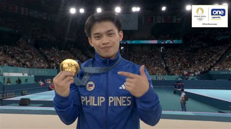 Carlos Yulo MAKES HISTORY on floor for Philippines' first.